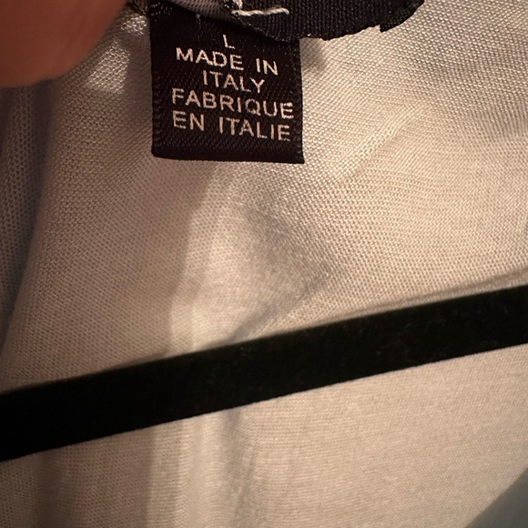 Le marais Paris silk blend tunic top blouse L large sky blue - Picture 13 of 14